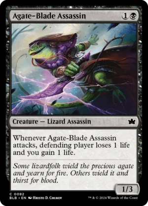 MTG Canarias – BLB 82 – Agate-Blade Assassin