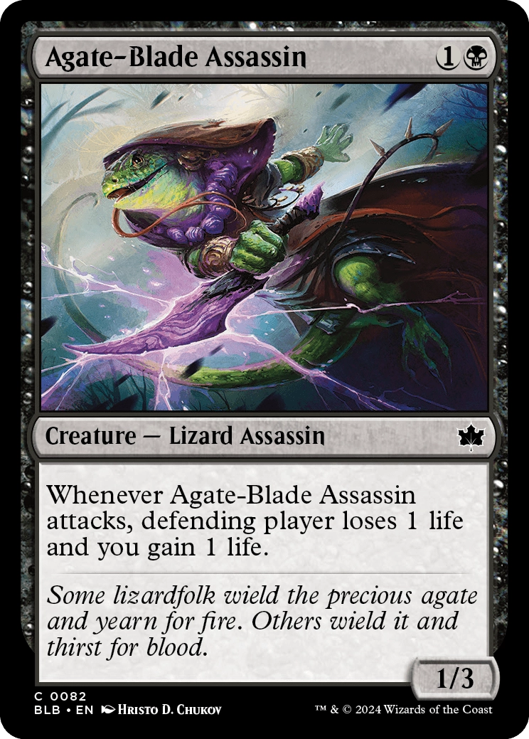 MTG Canarias - BLB 82 - Agate-Blade Assassin