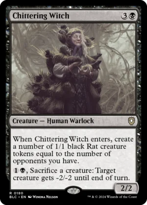 MTG Canarias – BLC 180 – Chittering Witch