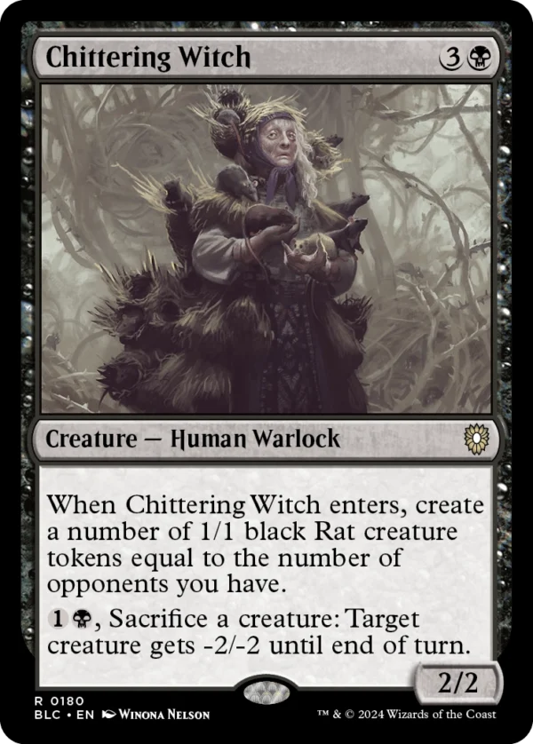 MTG Canarias - BLC 180 - Chittering Witch