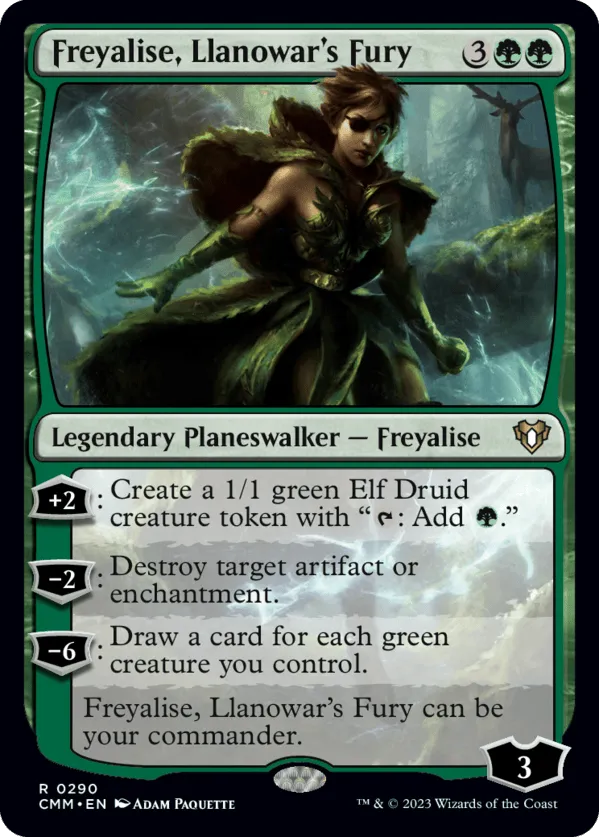 MTG Canarias - CMM 0290 - Freyalise, Llanowar's Fury