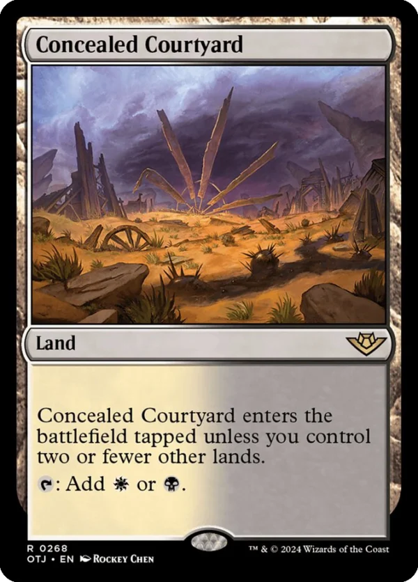 MTG Canarias - OTJ 268 - Concealed Courtyard