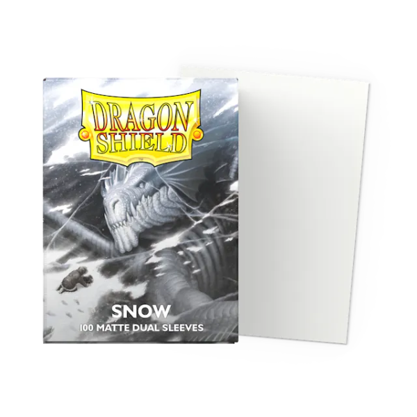 MTG Canarias - Fundas Dragon Shield Snow Matte Dual