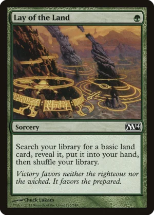 MTG Canarias - M14 183 - Lay of the Land