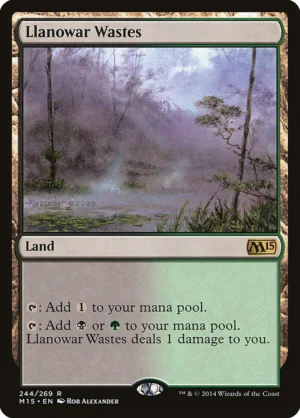 MTG Canarias – M15 244 – Llanowar Wastes