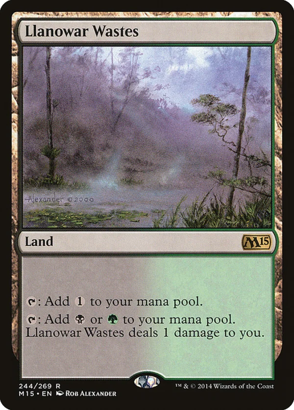 MTG Canarias - M15 244 - Llanowar Wastes