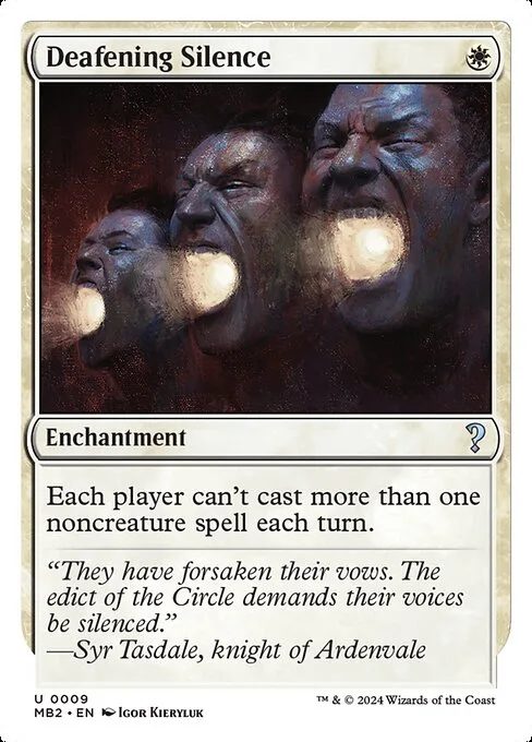 Silencio ensordecedor