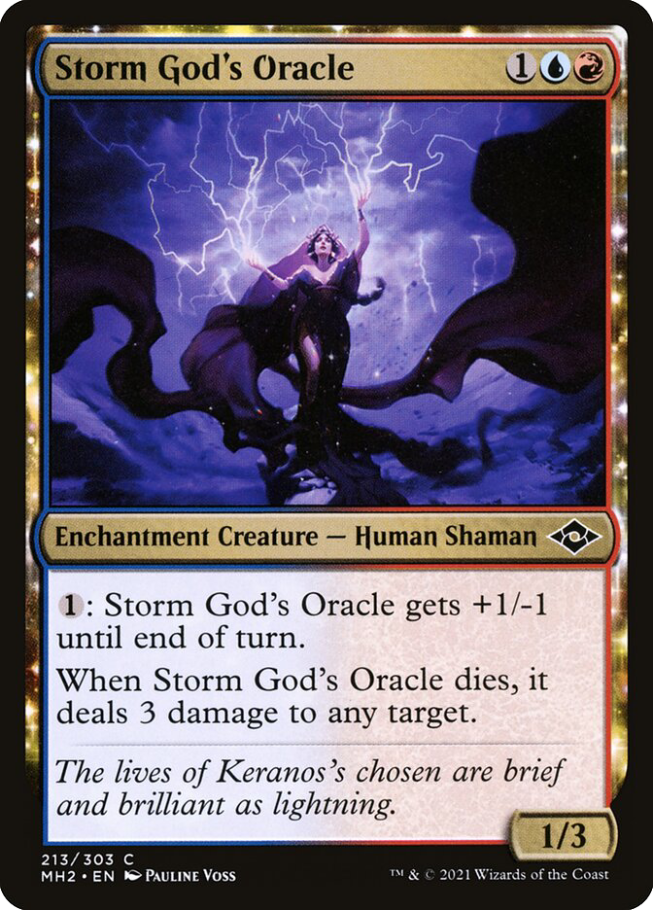 MTG Canarias - MH2 213 - Storm God's Oracle