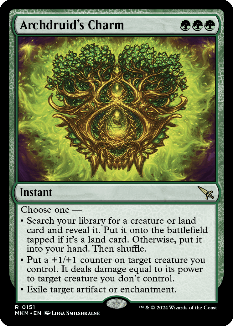 MTG Canarias - MKM 151 - Archdruid's Charm