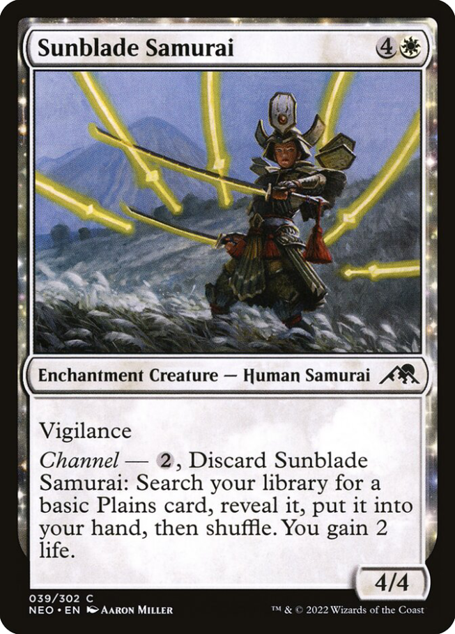 MTG Canarias - NEO 39 - Sunblade Samurai