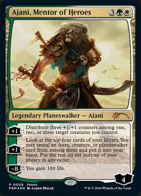 Ajani, mentor de héroes