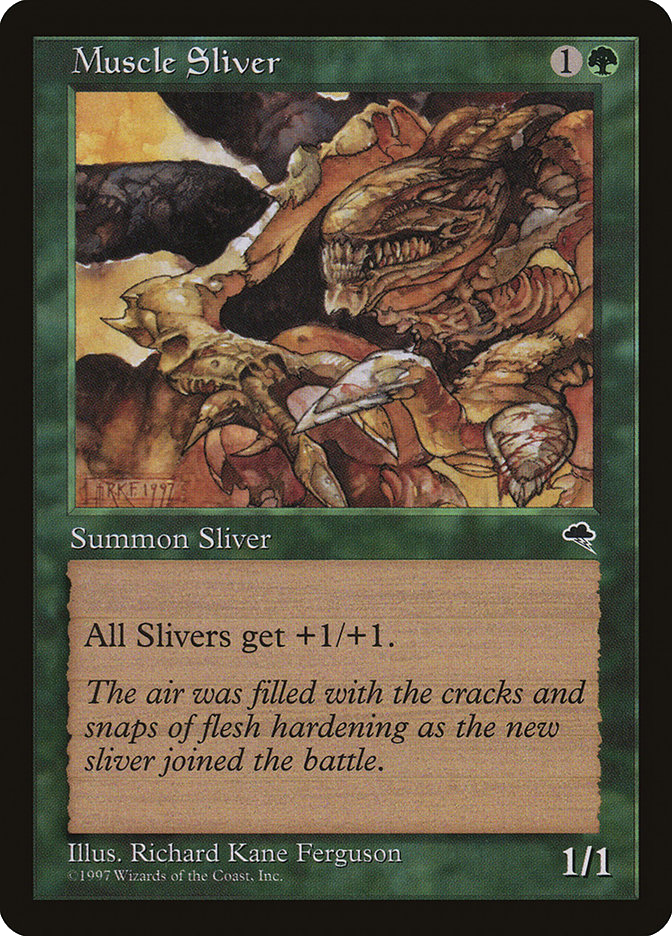 MTG Canarias - TMP 238 - Muscle Sliver