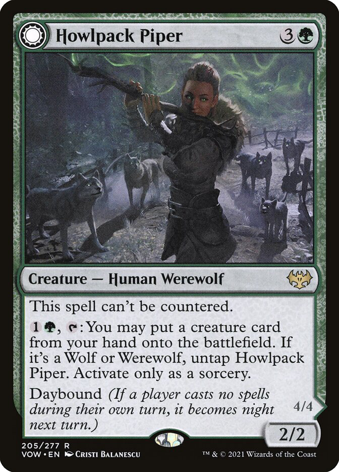 MTG Canarias - VOW 205 - Howlpack Piper