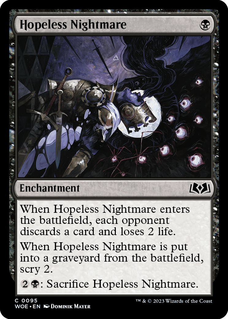 MTG Canarias - WOE 0095 - Hopeless Nightmare