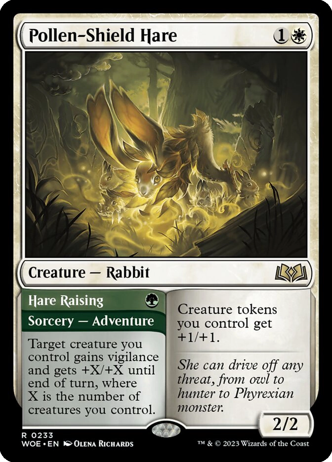 MTG Canarias - WOE 233 - Pollen-Shield Hare