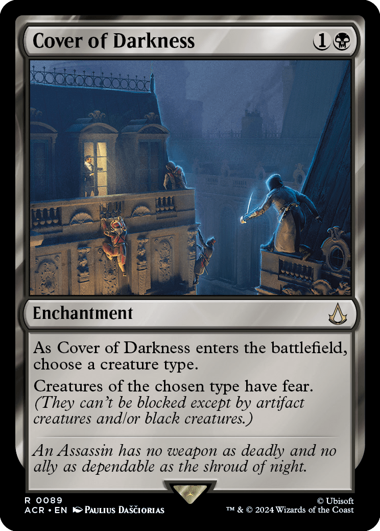 MTG Canarias - ACR 0089 - Cover of Darkness