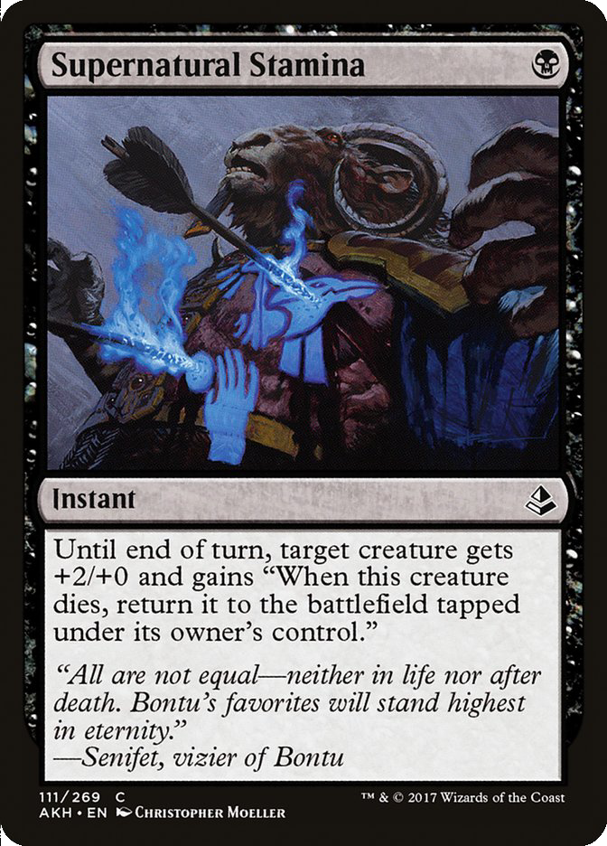 MTG Canarias - AKH 111 - Supernatural Stamina