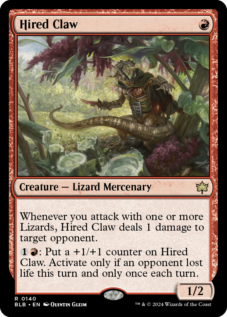 MTG Canarias - BLB 140 - Hired Claw