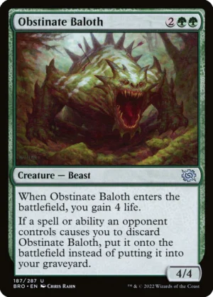 MTG Canarias – BRO 187 – Obstinate Baloth