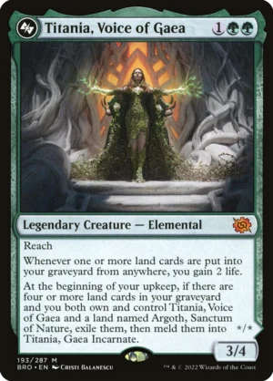 MTG Canarias – BRO 193 – Titania, Voice of Gaea