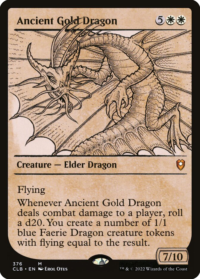 MTG Canarias - CLB 376 - Ancient Gold Dragon