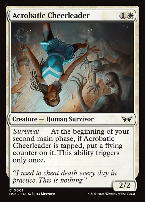 Animadora acrobática