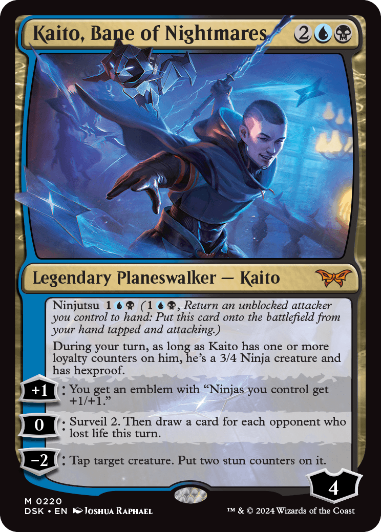 MTG Canarias - DSK 220 - Kaito, Bane of Nightmares