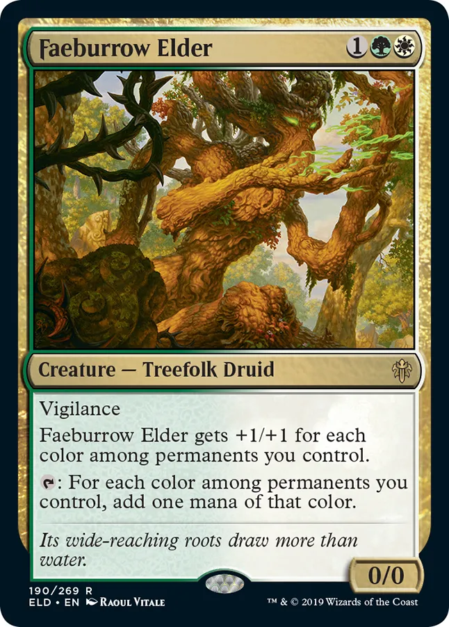 MTG Canarias - ELD 190 - Faeburrow Elder