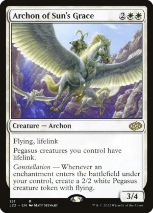 MTG Canarias - J22 151 - Archon of Sun's Grace