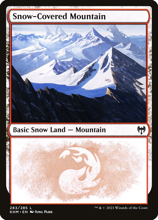 MTG Canarias - KHM 283 - Snow-Covered Mountain