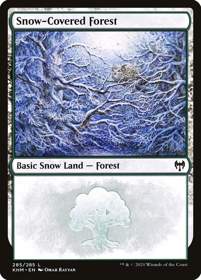 MTG Canarias - KHM 285 - Snow-Covered Forest