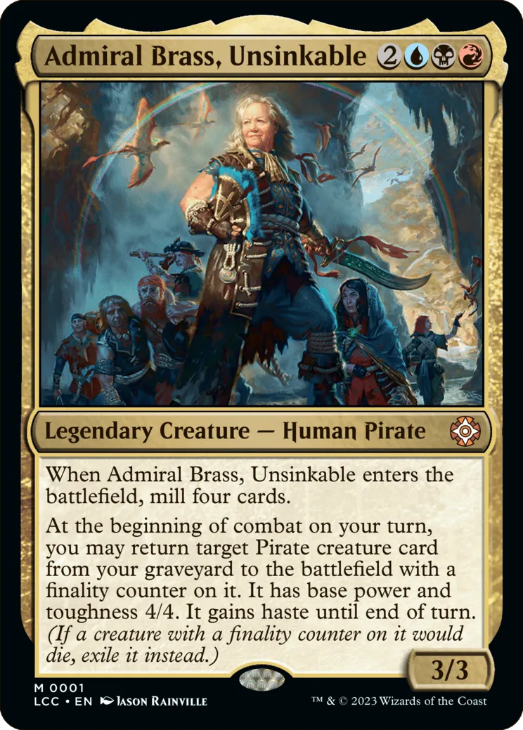 MTG Canarias - LCC 0001 - Admiral Brass, Unsinkable