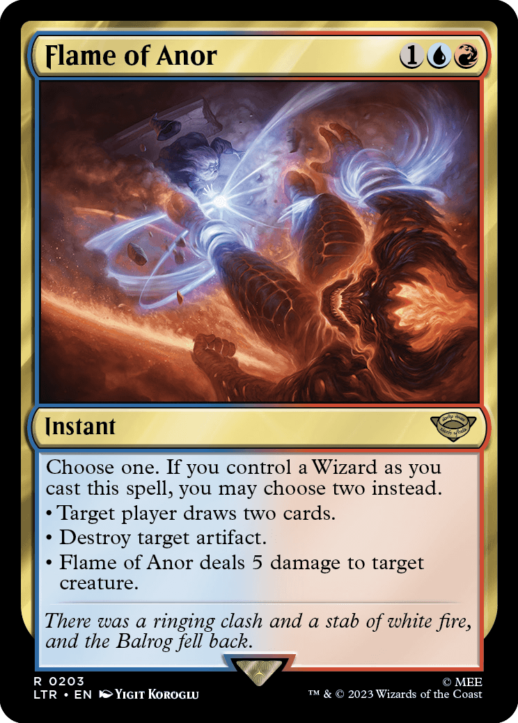 MTG Canarias - LTR 0203 - Flame of Anor