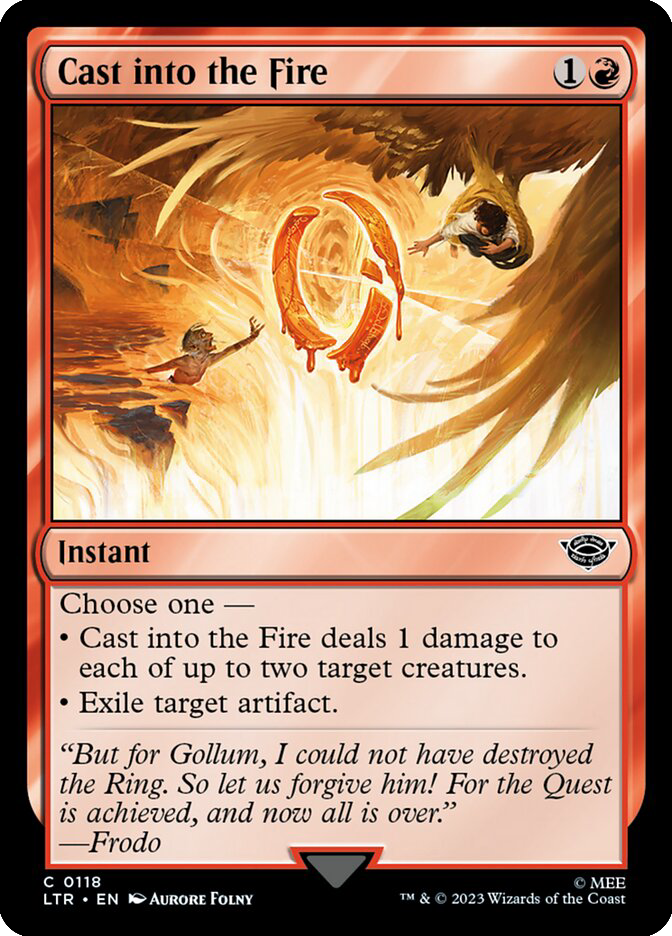 MTG Canarias - LTR 118 - Cast into the Fire