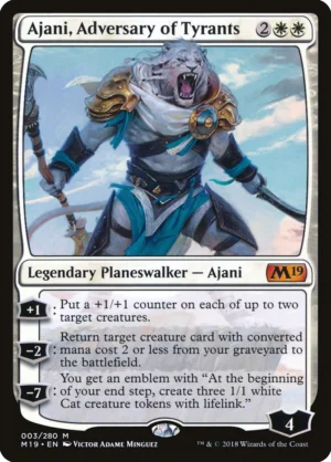 MTG Canarias – M19 3 – Ajani, Adversary of Tyrants