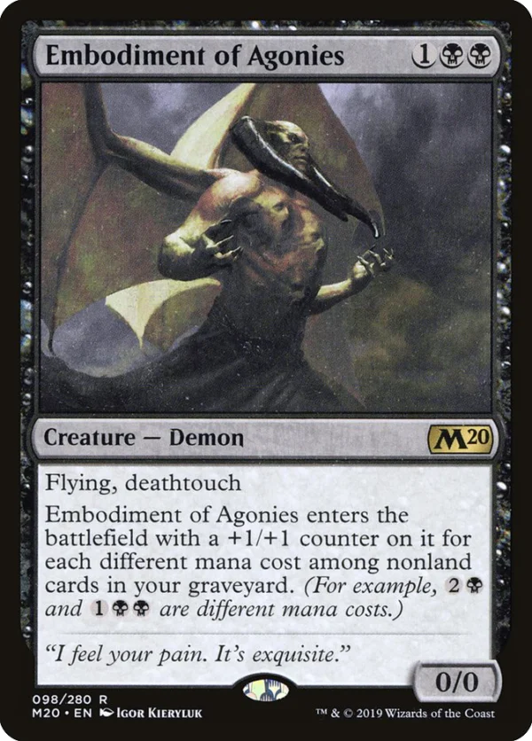 MTG Canarias - M20 98 - Embodiment of Agonies