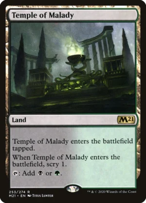 MTG Canarias - M21 253 - Temple of Malady