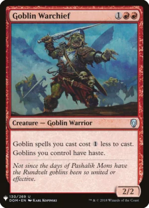 MTG Canarias - MB1 961 - Goblin Warchief