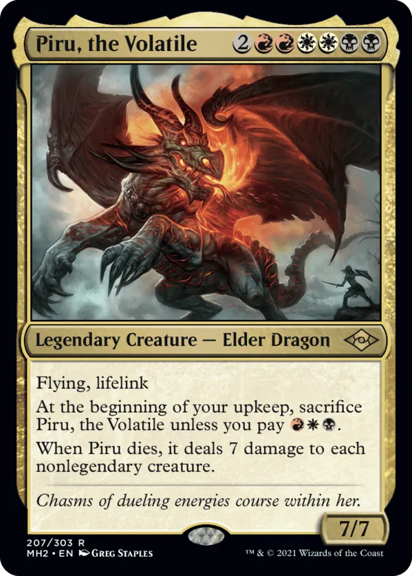 MTG Canarias - MH2 207 - Piru, the Volatile