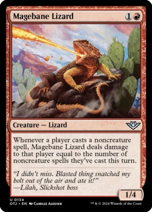 MTG Canarias – OTJ 134 – Magebane Lizard