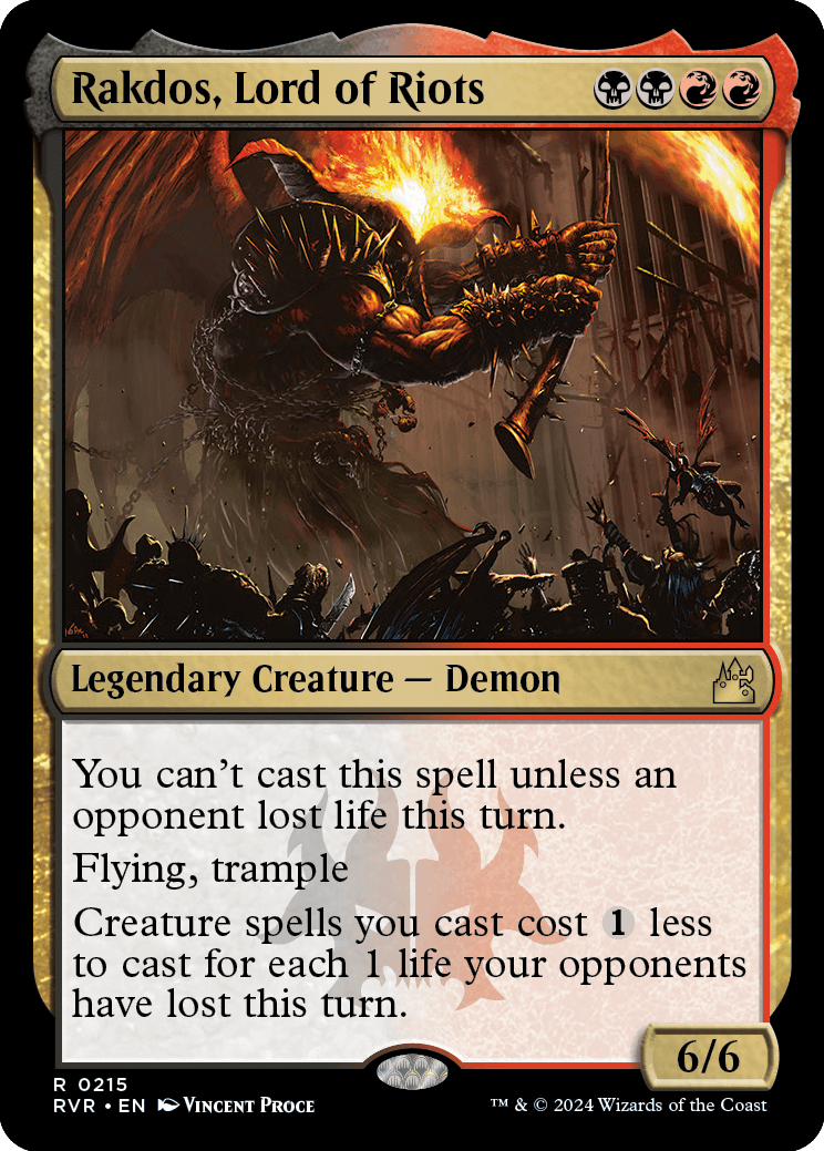 MTG Canarias - RVR 0215 - Rakdos, Lord of Riots