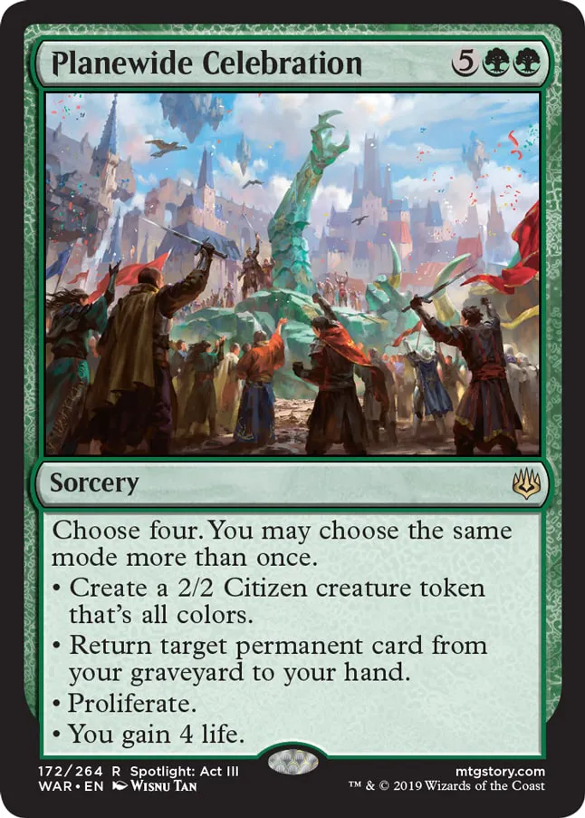 MTG Canarias - WAR 172 - Planewide Celebration