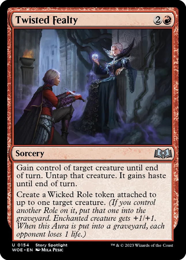MTG Canarias - WOE 0154 - Twisted Fealty