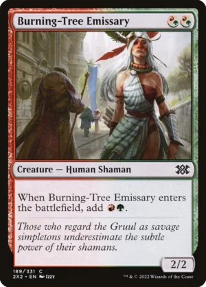 MTG Canarias – 2X2 189 – Burning-Tree Emissary