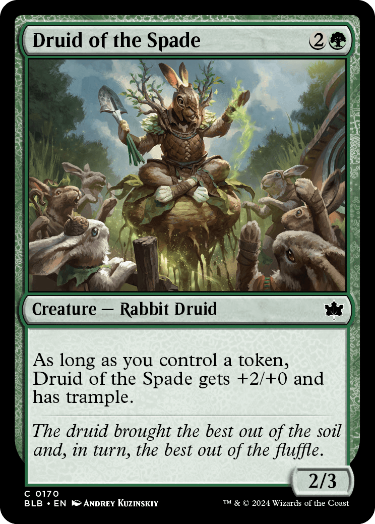 MTG Canarias - BLB 0170 - Druid of the Spade