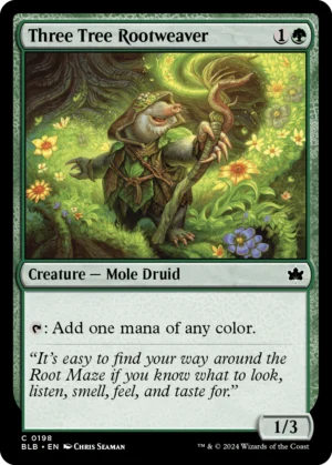 MTG Canarias – BLB 0198 – Three Tree Rootweaver