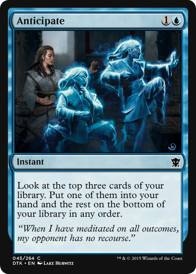 MTG Canarias - DTK 045 - Anticipate