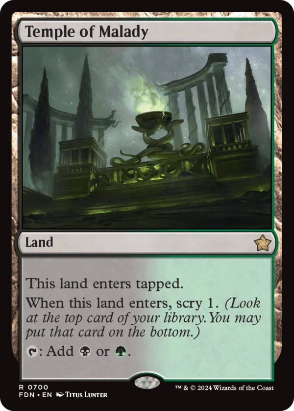 MTG Canarias - FDN 0700 - Temple of Malady