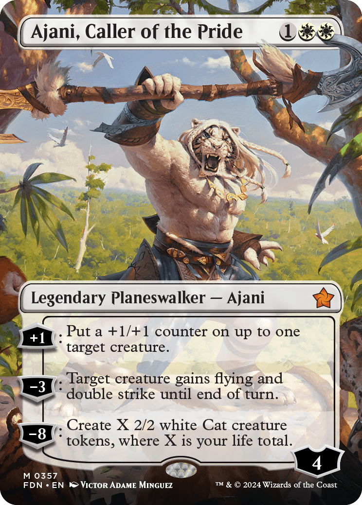 MTG Canarias - FDN 357 - Ajani, Caller of the Pride