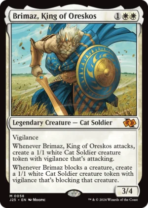 MTG Canarias – J25 0058 – Brimaz, King of Oreskos